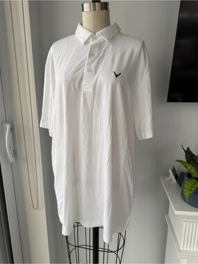 Callaway Golf White Men's Polo shirt